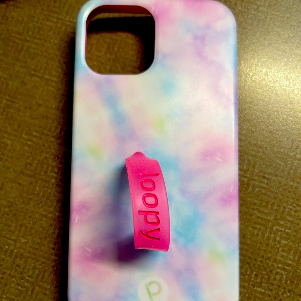 Tie dye loopy case iPhone 12
